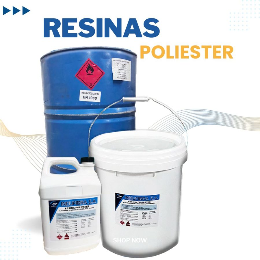 Tarjeta de resinas poliéster Indufibra