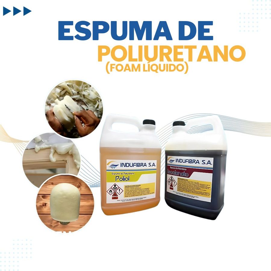 Tarjeta de espuma de poliuretano foam líquido